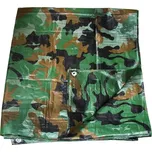 M.A.T Group Plachta s oky 80 g/m2 maskáčová