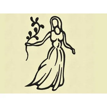 Pelisport Výšivka zvěrokruh Panna M - 10 x 15 cm