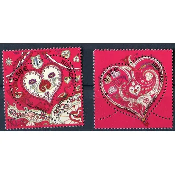 Poštovní známka Post France (2013) MiNr. 5496 - 5497 ** - Francie - srdce