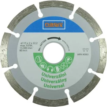 Řezný kotouč Diamantový kotouč UNIVERSAL 115mm