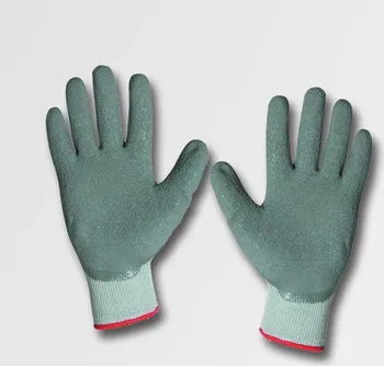 Pracovní rukavice Rukavice máčené v latexu DIPPER , velikost 8"