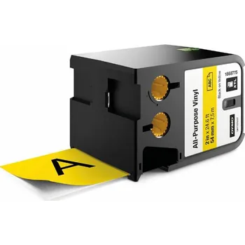 Pásek do tiskárny Páska Dymo 7m x 54mm, černý tisk/žlutý podklad, XTL, vinylová univerzální, 1868775