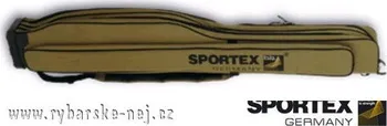 Pouzdro na prut Obal na pruty SPORTEX 150cm dvoukomorový pro 2-4 pruty
