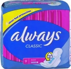 Hygienické vložky DHV Always Classic Maxi 9ks