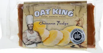 Čokoládová tyčinka Oat King energy tyčinka - banánová poleva 95g