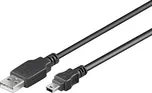 PremiumCord Kabel USB, A-B mini, 5pinů,…