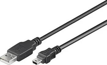 Datový kabel PremiumCord Kabel USB, A-B mini, 5pinů, 2m