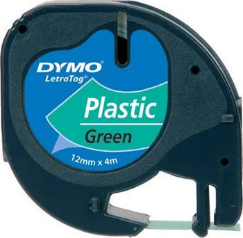 Pásek do tiskárny DYMO 59425 Plastová páska - 12 mm 4 m (černá/zelená)