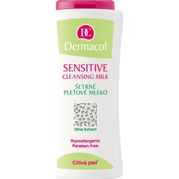 Přípravek na čištění pleti a oči Dermacol Šetrné pleťové mléko pro citlivou pleť 200 ml