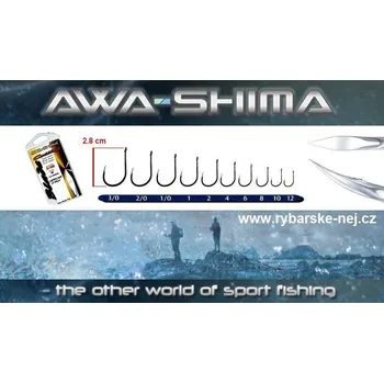 Rybářský háček AWA-SHIMA Cutting Blade 1053 Black Nickel