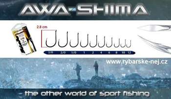 Rybářský háček AWA-SHIMA Cutting Blade 1053 Black Nickel