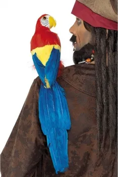 Karnevalový doplněk Papoušek - na rameno