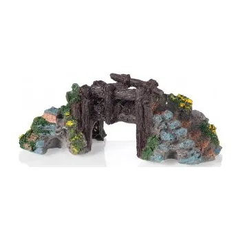 Dekorace do akvária Resun - dekorace PO-028 dřevěný most