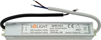 Příslušenství pro LED osvětlení Solight LED napájecí zdroj, 230V - 12V, 2.1A, 25W, IP67