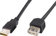Datový kabel PremiumCord USB 3.0 prodlužovací 3m A-A černý