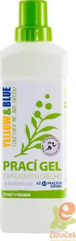 Prací gel Tierra Verde Yellow & Blue prací gel z ořechů Sport s koloidním stříbrem 1 l