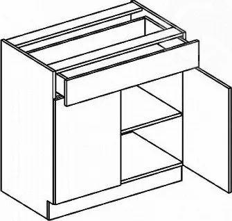 Kuchyňská skříňka D80/S1 dolní skříňka se zásuvkou