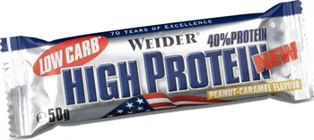 Weider Low Carb High Protein Oříšek - Karamel 50 g 50 g