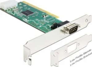 Delock PCI Card > 1 x Serial RS-232 High Speed 921K s podporou napájení+low profile