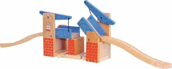 Dřevěná hračka Woody - Příslušenství k dráze - Zvedací most
