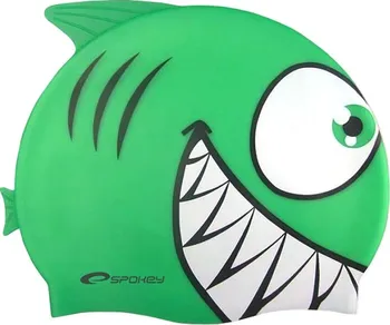 Plavecká čepice SPOKEY Plavecká čepice Spokey REKINEK - Žralok, zelená