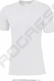 Pánské tričko Progress MS NKR bílé triko