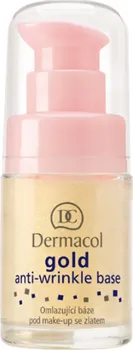 podkladová báze na tvář DERMACOL Omlazující báze pod make-up se zlatem (Gold Anti-Wrinkle Base) 15 ml