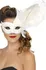 Karnevalový kostým Maska na obličej - bílá Kolombína
