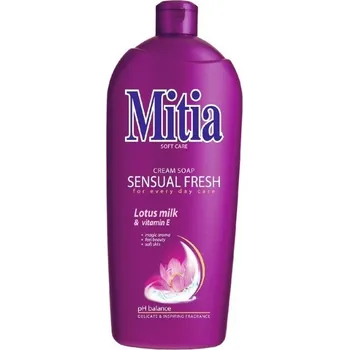 Mýdlo Mitia tekuté mýdlo 1l sensual fresh refil