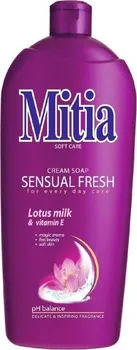 Mýdlo Mitia tekuté mýdlo 1l sensual fresh refil