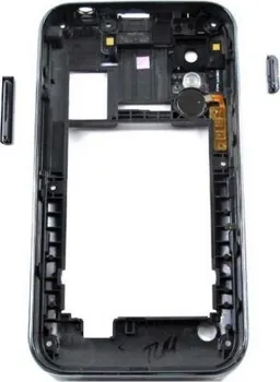 Náhradní kryt pro mobilní telefon SAMSUNG S5830 Galaxy ACE střední kryt black / černý