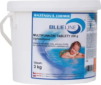 Bazénová chemie Blue Line multifunkční tablety čtyřsložkové 3 kg