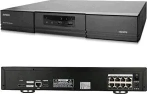 DVR/NVR/HVR záznamové zařízení Avtech AVH408 pro 8 megapixelových IP kamer, vybaveno HDMI, funkce PUSH video