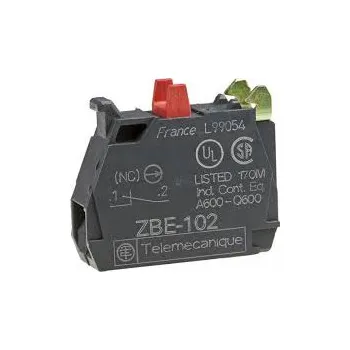 Stykač Schneider Electric ZBE102 spínací jednotka jednoduchý kontakt 1V Harmony