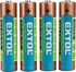 Článková baterie EXTOL Energy Alkalické tužkové baterie Ultra + AAA 1,5V, 20ks 42012