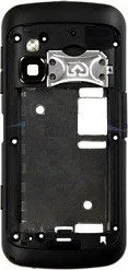 Náhradní kryt pro mobilní telefon NOKIA C6-00 střední díl black / černý