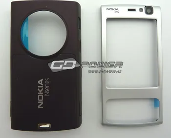 Náhradní kryt pro mobilní telefon NOKIA N95 střední kryt black / černý