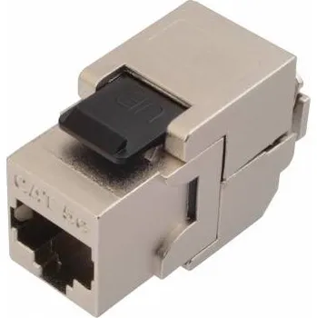 Elektrická zásuvka Keystone Solarix CAT5E STP RJ45 černý samořezný SXKJ-5E-STP-BK-SA