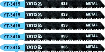 Pilový plátek List pilový do přímočaré pily na kov typ T 24-10TPI sada 5 ks Yato YT-3415