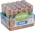 Článková baterie EXTOL Energy Alkalické tužkové baterie Ultra + AAA 1,5V, 20ks 42012