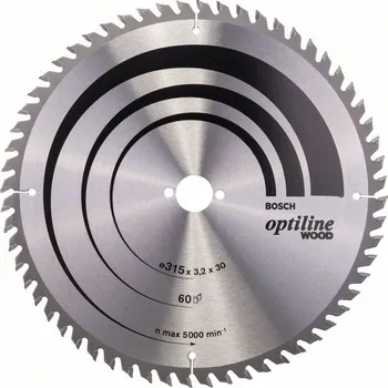 Pilový kotouč Bosch Optiline Wood 315 mm