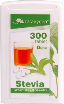 Sladidlo Zdravý den 100% přírodní Stevia tablety 300 ks