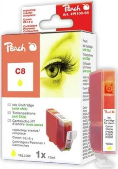 Inkoust Peach CLI-8Y kompatibilní žlutý