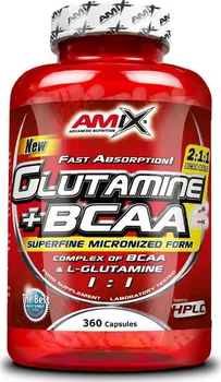 Aminokyselina Amix Glutamine + BCAA 360 cps.