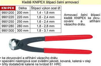 Kleště Armovací kleště KNIPEX 9901280