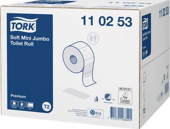 Toaletní papír Toaletní papír Tork Premium T2 v Mini Jumbo roli, 2 vrstvy, 12ks