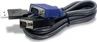 Kabel Trendnet TK-CU06 USB/VGA KVM, 1.8m