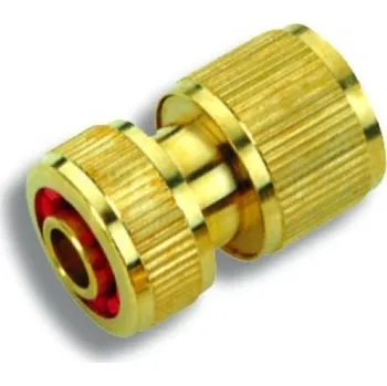 Hadicová spojka Novaservis Daye rychlospojka se stop - ventilem 1/2" mosaz DY8011C