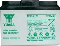 Záložní baterie Olověný akumulátor YUASA NPL 12 V 24 Ah