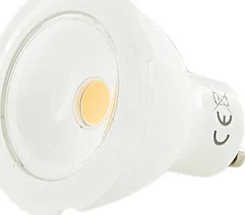 Žárovka WE LED žárovka COB 2,5W GU10 teplá bílá - refl